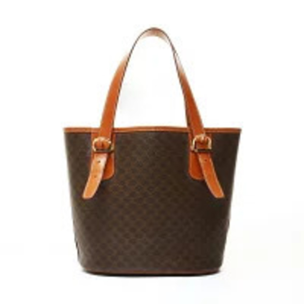 Celine Macadam Shoulder Bag Brown